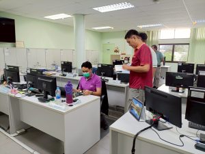 กิจกรรมตรวจวัดความเข้มของแสงสว่างภายในอาคาร