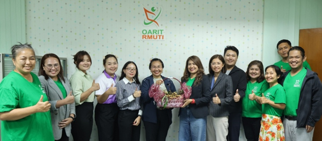 สวส. ต้อนรับคณะศึกษาดูงานด้านสำนักงานสีเขียว